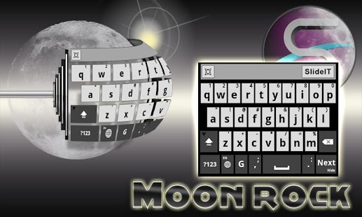 Lastest SlideIT Moon Rock Skin APK for Android