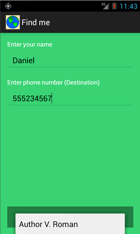 Find me Screen 3