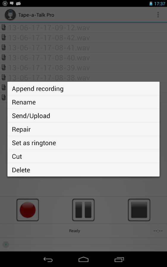 TapeaTalk Pro Voice Recorder Android Apps on Google Play