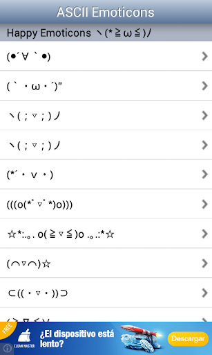 ASCII Emoticons