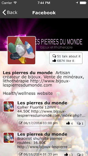 【免費購物App】LES PIERRES DU MONDE-APP點子