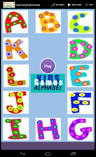 Games Alphabet Anak