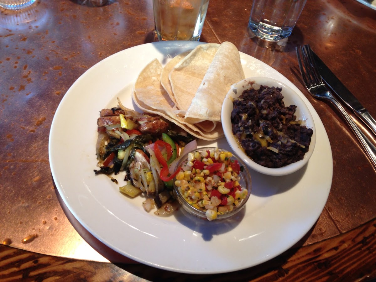 Excellent Gluten Free Meal was the special for 5/31/13 Nat'l Trails Day Weekend at Sun Mountain. Veg