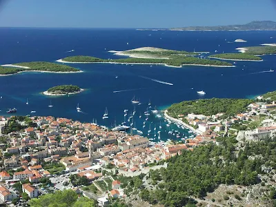 The Pakleni islands, off the coast of Hvar, Croatia, have numerous peaceful coves for diving, underwater fishing and swimming.

