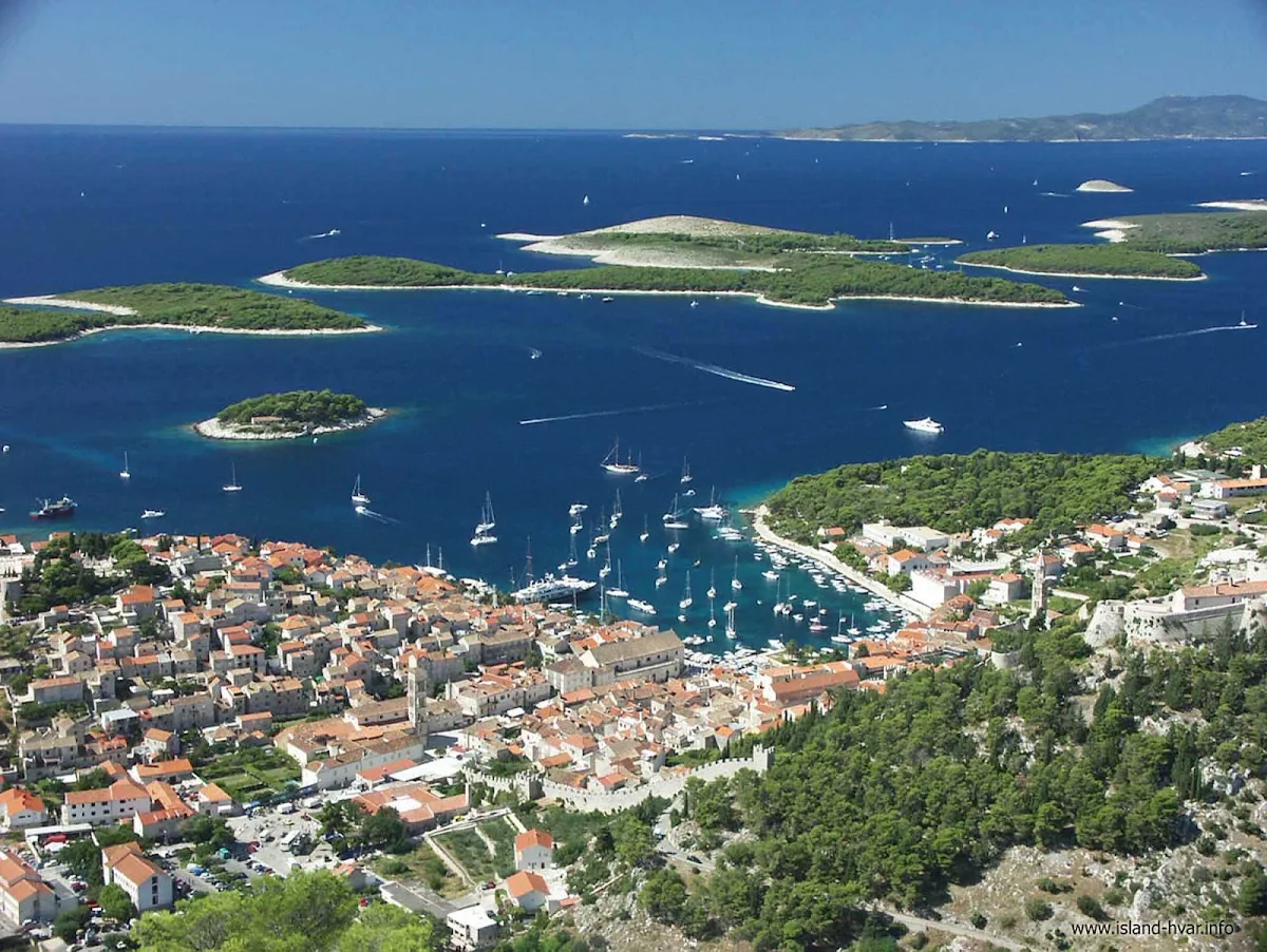 Hvar-Croatia-Pakleni-islands - The Pakleni islands, off the coast of Hvar, Croatia, have numerous peaceful coves for diving, underwater fishing and swimming.

