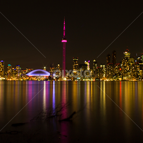 Toronto Nightscape!  by Hasan Mahmud Tipu - City,  Street & Park Night