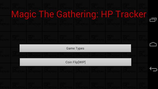 Magic The Gathering:HP Tracker
