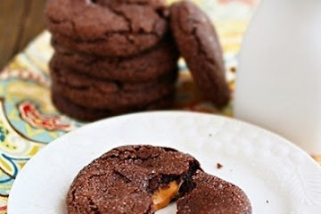 Salted Caramel Chocolate Cookies