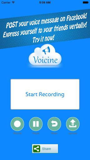 Voicine - Sound recorder email