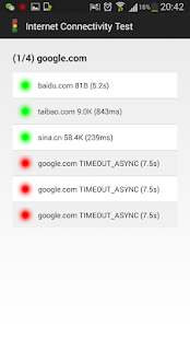 Internet Connectivity Tester - náhled