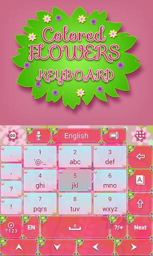 免費下載個人化APP|Colored Flowers Keyboard app開箱文|APP開箱王