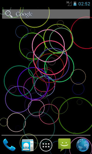 【免費個人化App】Circles Live Wallpaper-APP點子