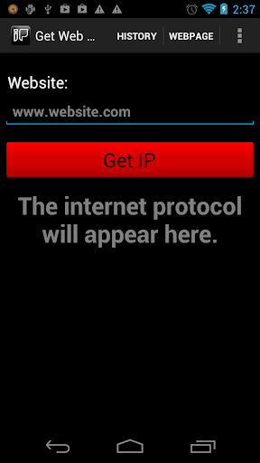 Get Website IP