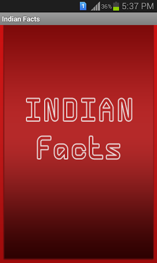 Indian Facts