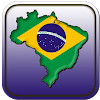 Map of Brazil icon
