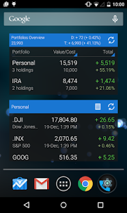 Free My Stocks Portfolio and Widget APK for Android