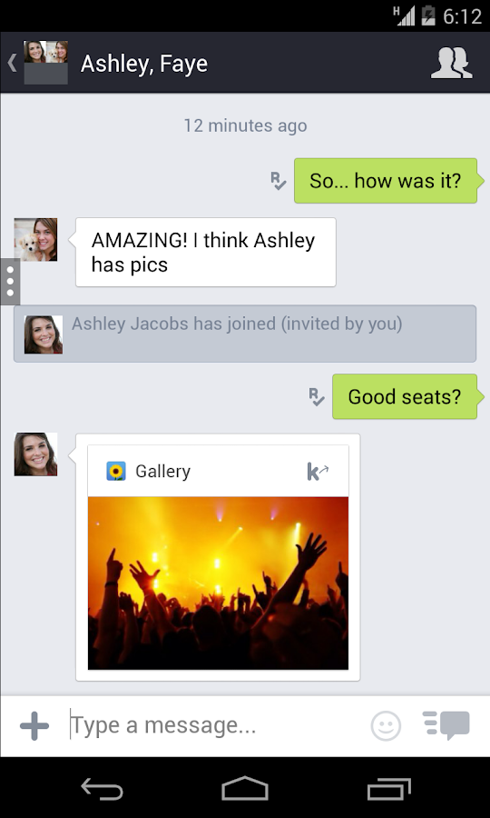 Kik - screenshot
