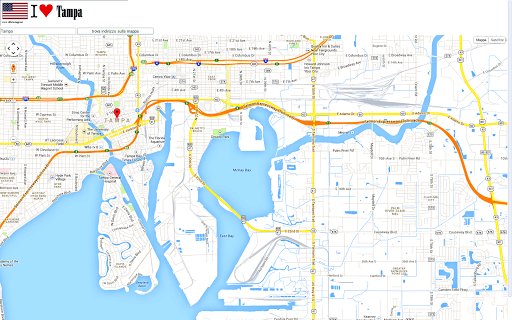 【免費交通運輸App】Tampa maps-APP點子