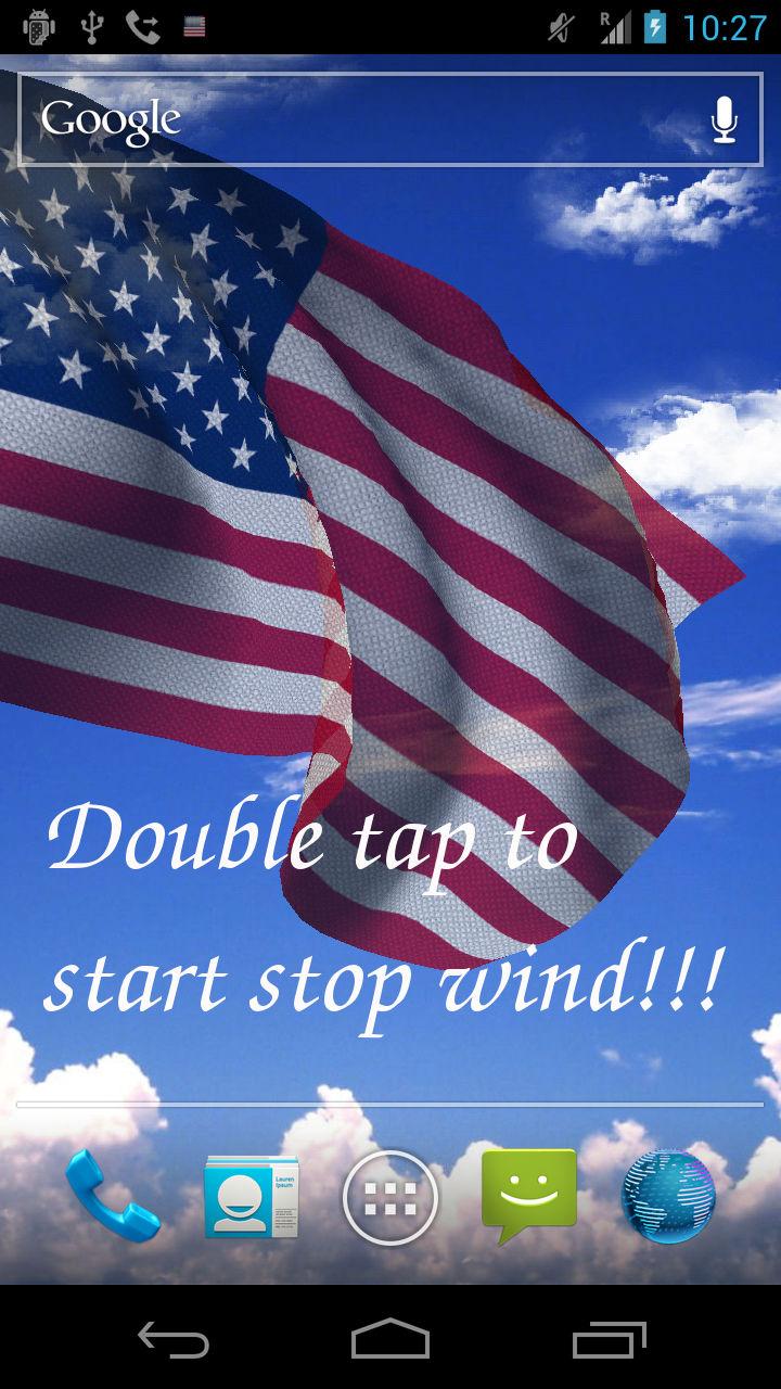 3D US Flag Screen 2