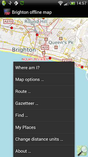 Brighton UK offline map