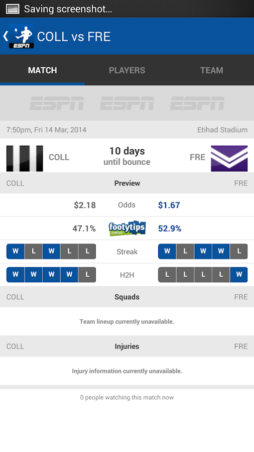 AFL Live Scores - Footy Now - Android Apps on Google Play