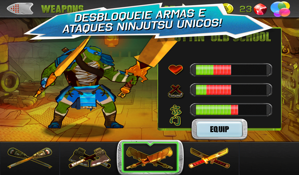   As Tartarugas Ninja: captura de tela 