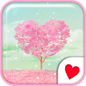 Cute wallpaper★Pink Heart Tree icon