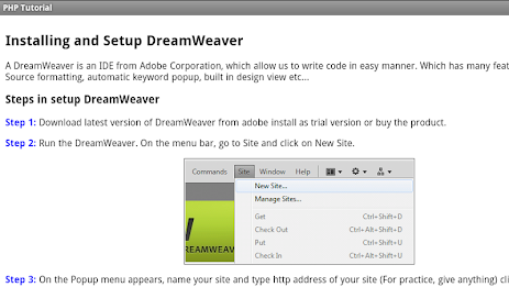 PHP TUTORIAL using DreamWeaver poster 3