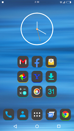 3Dex Black - Icon Pack HD