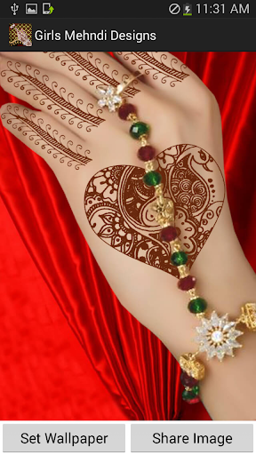 Girls Mehndi Designs