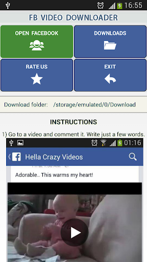 Save Video From Facebook