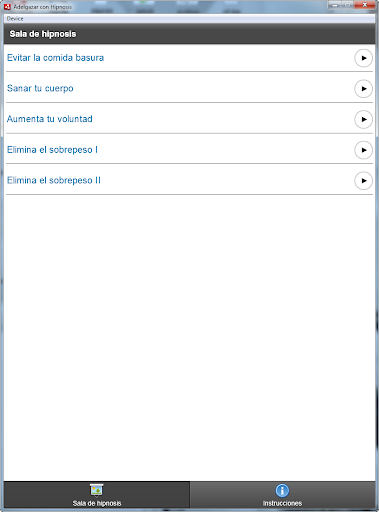 【免費健康App】Adelgazar con Hipnosis-APP點子