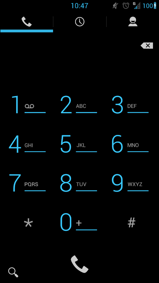 Betterbean CM10 Theme Blue X - screenshot