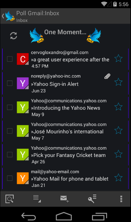 Bird Mail Email App - screenshot