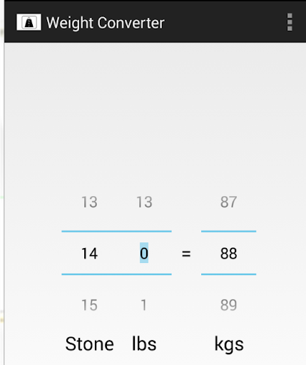 Weight Conversion Converter