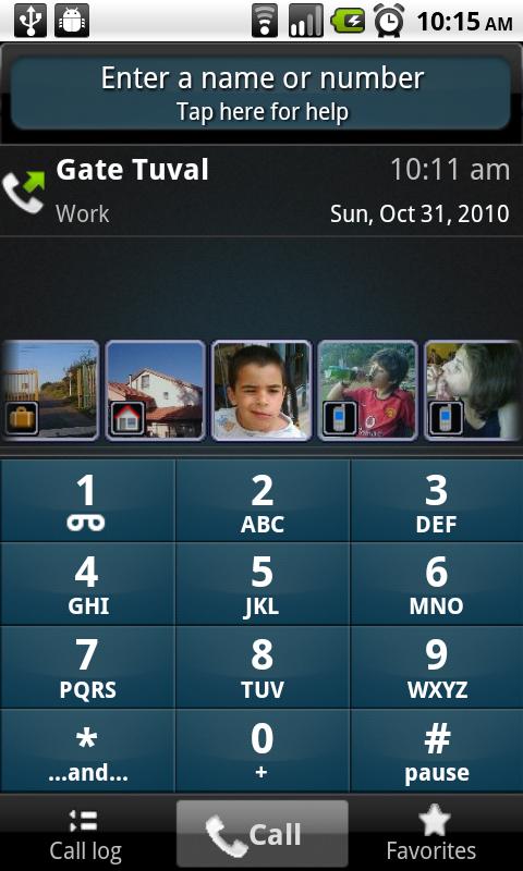 TAKEphONE contacts dialer Screen 2