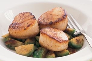 Scallops with Brussels Sprouts &amp;amp; Bacon
