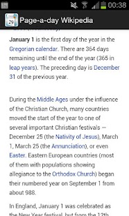 Page-a-day Wikipedia