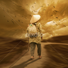 ALONE by Ilham Abdi - Digital Art Places