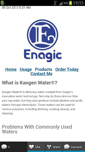 Kangen Water App
