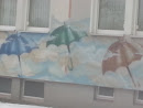 Regenschirm Mural