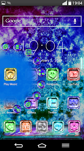 How to install Next Launcher Theme CrystalM 1.4 mod apk for pc