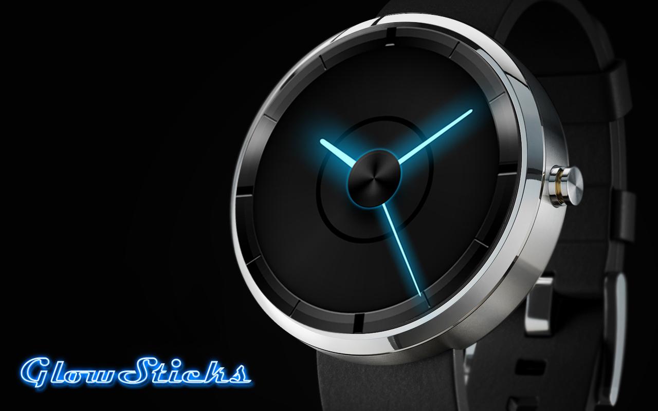Android application Glowsticks - Watch Face screenshort