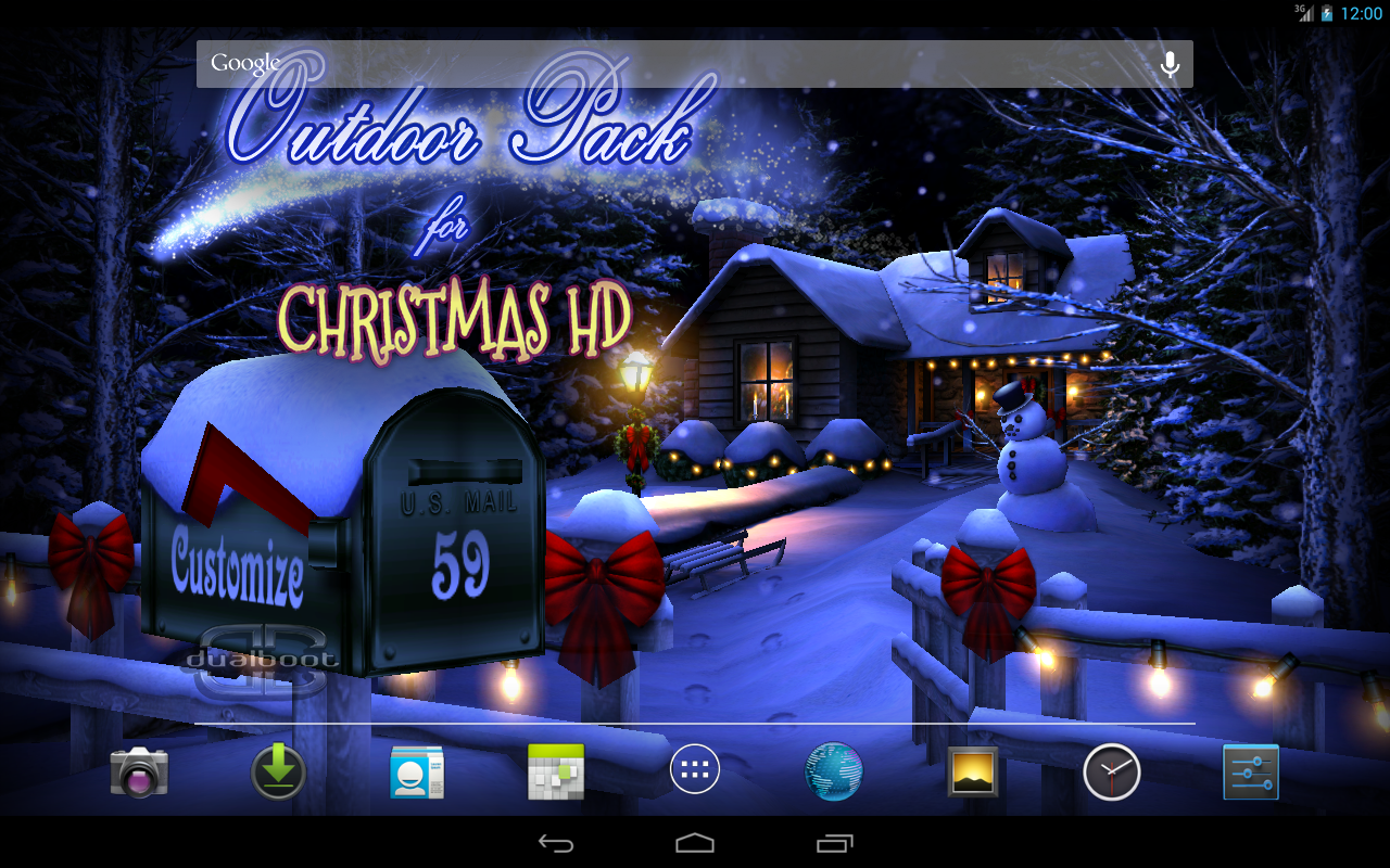 Живые обои Christmas HD на Андроид
