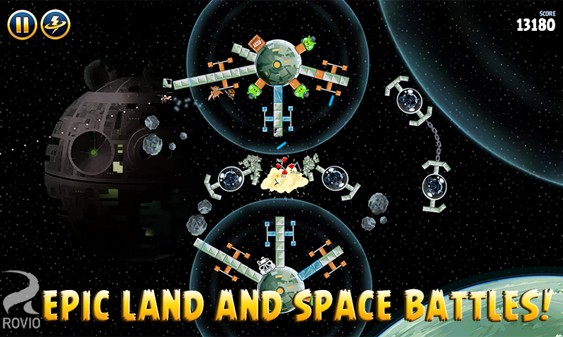  Angry Birds Star Wars: captura de tela 