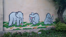 Граффити Три Слона