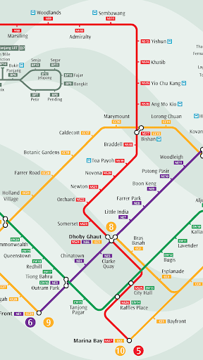 新加坡地鐵路線圖