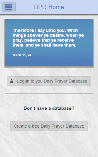 DPD - Daily Prayer Database