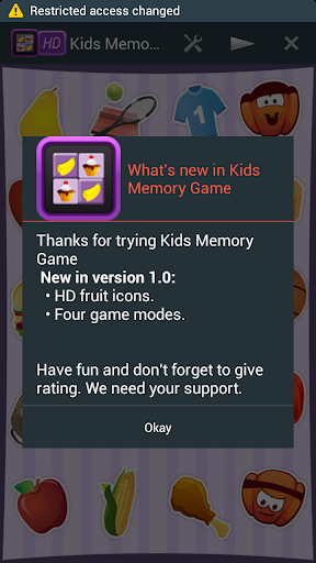 Galaxy S5 Kids Memory Game