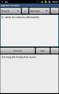 De-Fr Offline Voice Translator - náhled